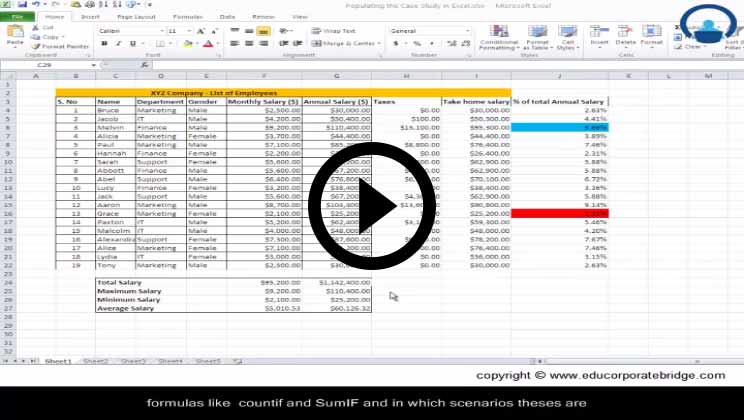 Free Online Excel Course Video1