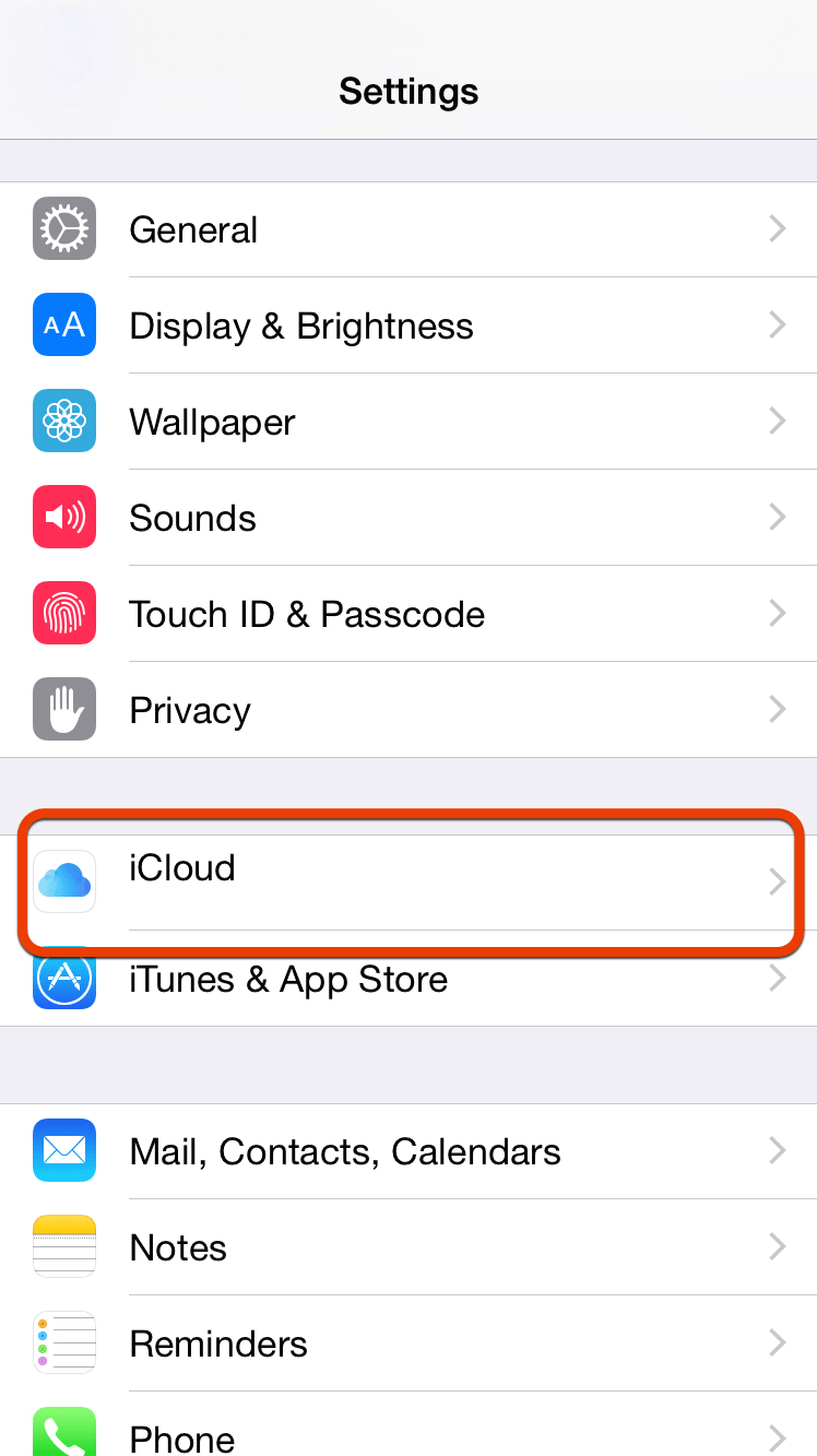 iOS 8 Turn off iCloud