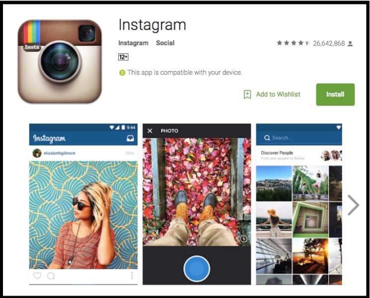 Android Apps - Instagram