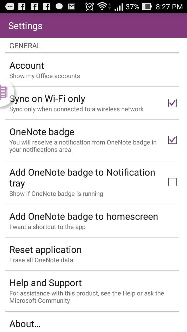 onenote convert to text on android