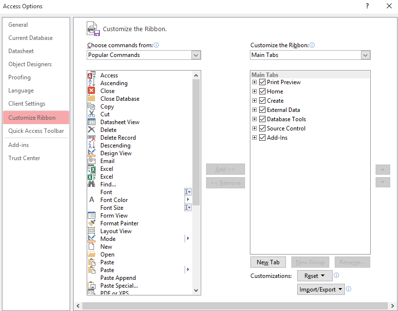 microsoft access data types explained