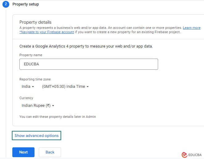 Google Analytics Setup Property 2