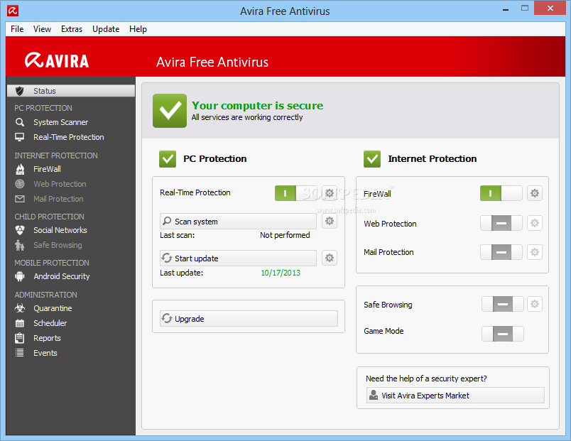 Installation of Antivirus Software