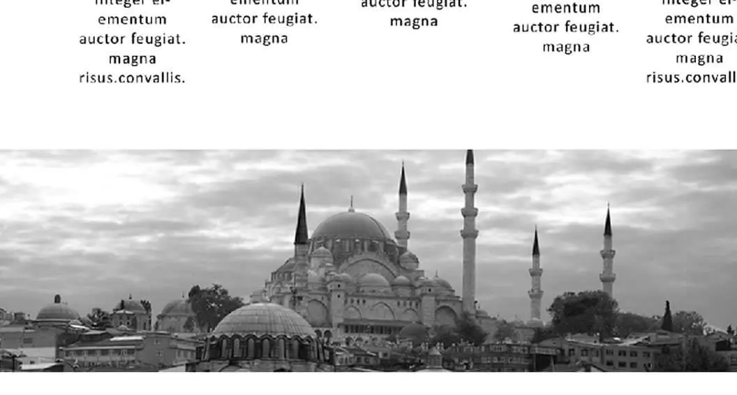 Layout del sito web - 17 istanbul