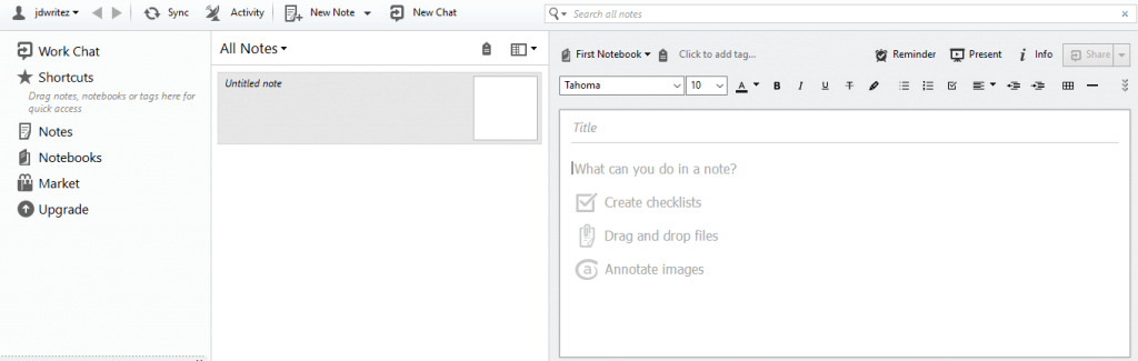 using evernote for task management