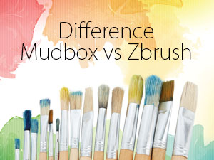 difference between mudbox and zbrush