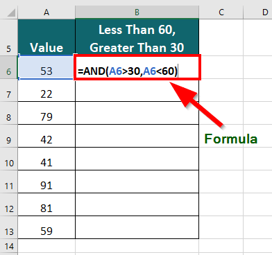 advanced excel formula-AND Function