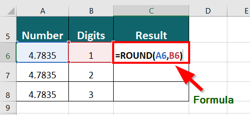 advanced excel formula-ROUND Function 