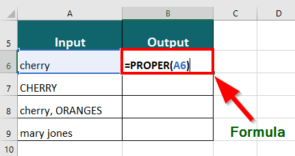 advanced excel formula-PROPER Function 