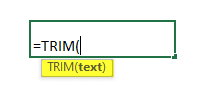 TRIM syntax