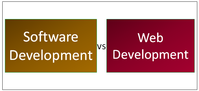 Software Development vs Web Development