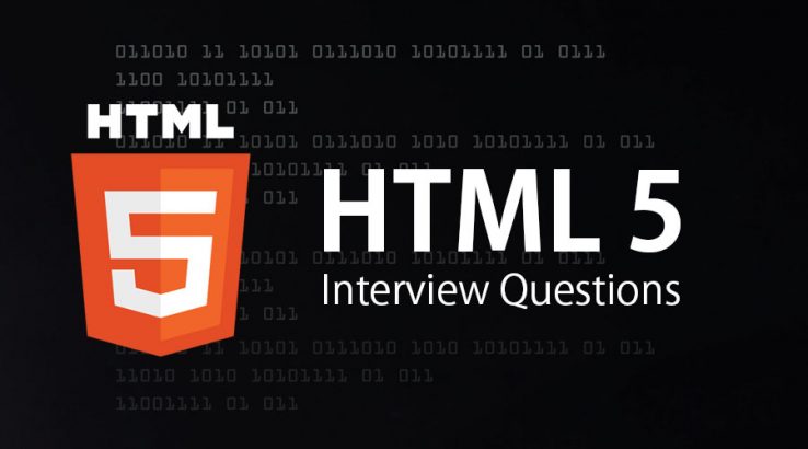 एचटीएमएल 5 साक्षात्कार प्रश्न और उत्तर
