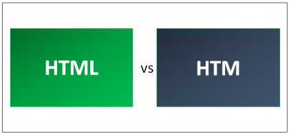 HTML Vs HTM | Learn The Top 5 Most Valuable Differences