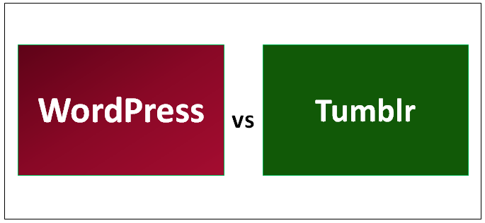 वर्डप्रेस बनाम टम्बलर