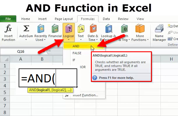 AND Function in Excel | How to Use AND Function in Excel?