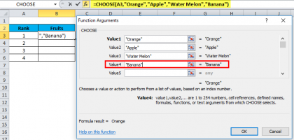 CHOOSE Function in Excel (Formula, Examples) | How to use CHOOSE?