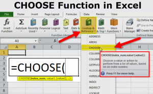 CHOOSE Function in Excel (Formula, Examples) | How to use CHOOSE?