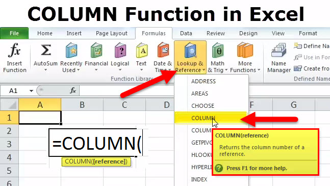 How To Make A Function For A Column In Excel