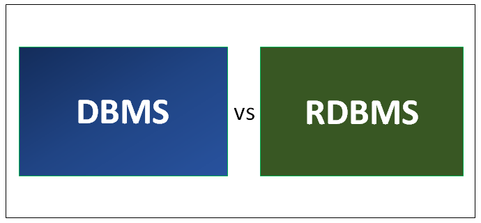 DBMS vs RDBMS