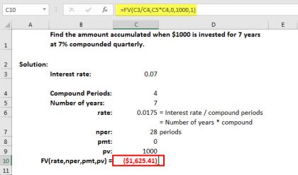 Excel Fv Function Example FV Function in Excel | How to use Fv in Excel? (Examples)