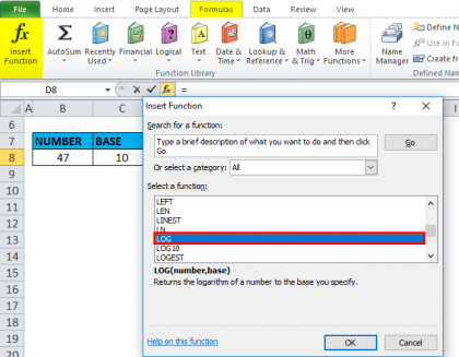 LOG in Excel (Formula, Examples) | How to Use LOG Function?