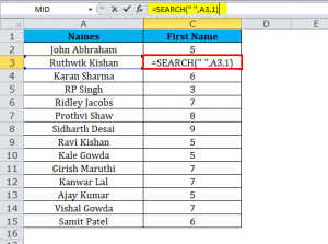 Mid in Excel (Formula, Examples) | How to use Mid Function?