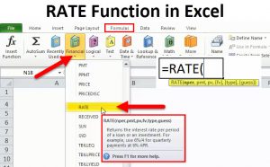 RATE Function in Excel (Formula, Examples) | How to Use RATE in Excel?