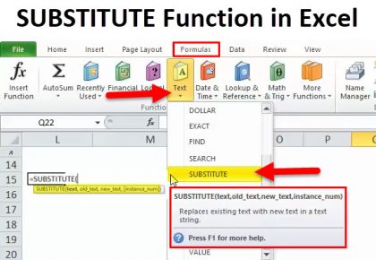 SUBSTITUTE in Excel | How to Use SUBSTITUTE Function In Excel?