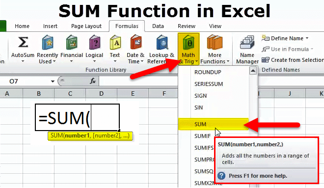 microsoft excel functions and formulas