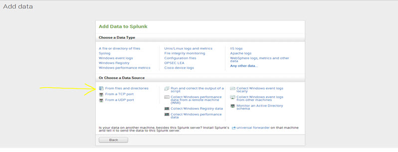 Splunk (files and directories)