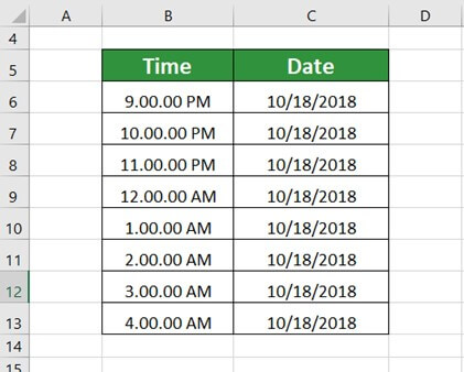 Text Function in Excel Example 2