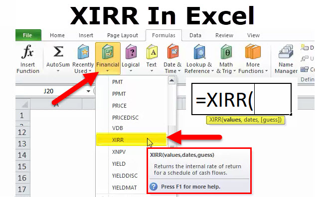 XIRR in Excel