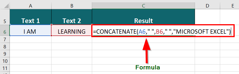 Combine Text String and Cell Value formula