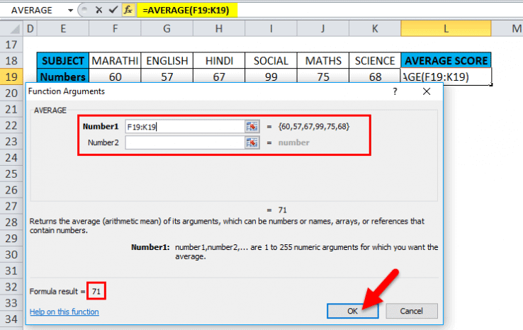 AVERAGE in Excel (Formula, Examples) | How to Use AVERAGE Function