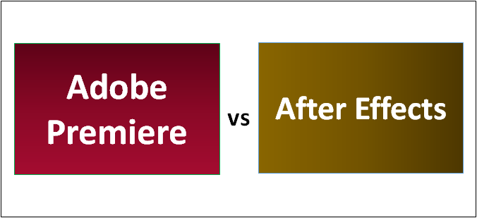 adobe premiere vs after effects vs final cut