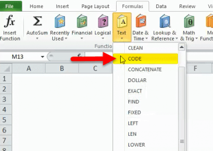 CODE in Excel (Formula, Examples) | How to Use CODE Function?