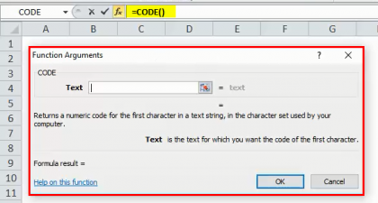 CODE in Excel (Formula, Examples) | How to Use CODE Function?