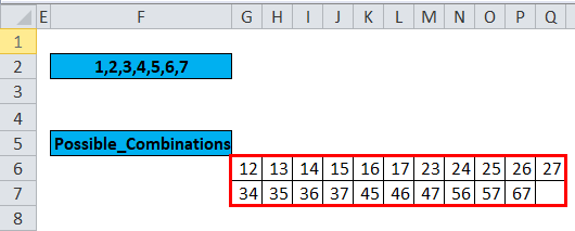 Combin In Excel Formula Examples How To Use Combin Function