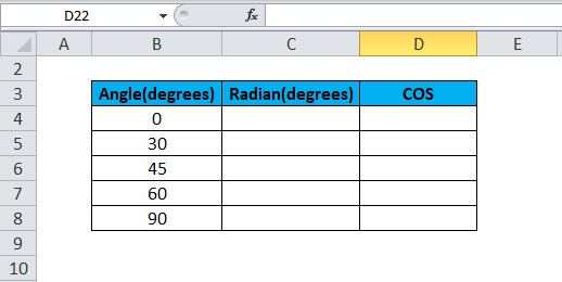 COS Example 1-1