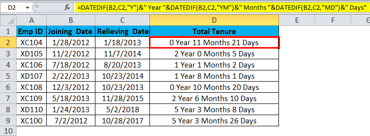 DATE In Excel Formula Examples How To Use DATE Function 