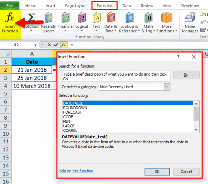 DATEVALUE in Excel (Formula, Examples) | Use of DATEVALUE Function