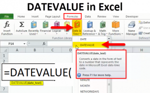 Datevalue In Excel (formula, Examples) 