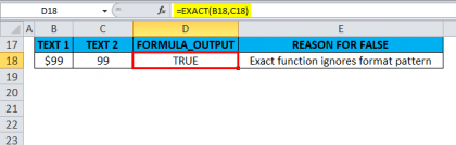 EXACT Function in Excel (Formula, Examples) | How to Use EXACT?