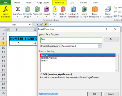 FLOOR in Excel (Formula, Examples) | How to Use FLOOR Function?