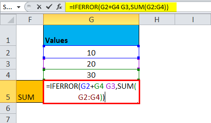 IFERROR Example 2-8