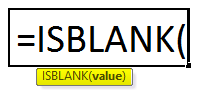 ISBLANK Formula in Excel
