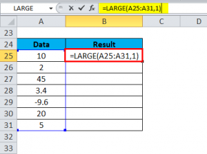 LARGE Function in Excel (Formula, Examples) | How to Use LARGE?