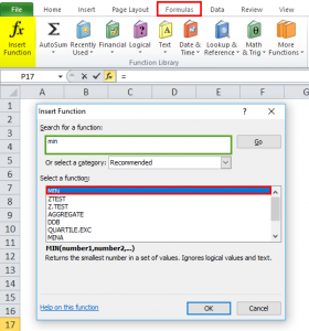 MIN in Excel (Formula, Examples) | How to Use MIN Function in Excel?