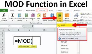 MOD in Excel (Formula, Examples) | How to Use MOD Function in Excel?