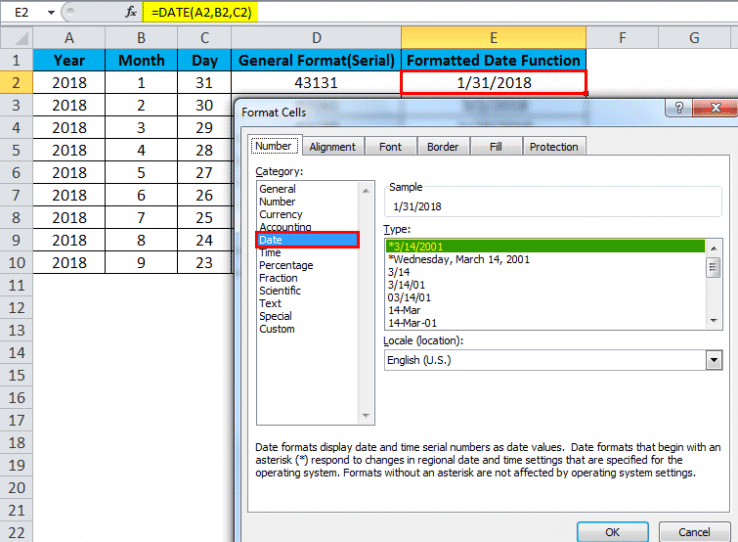 Month In Excel Formulaexamples How To Use Month Function 2890